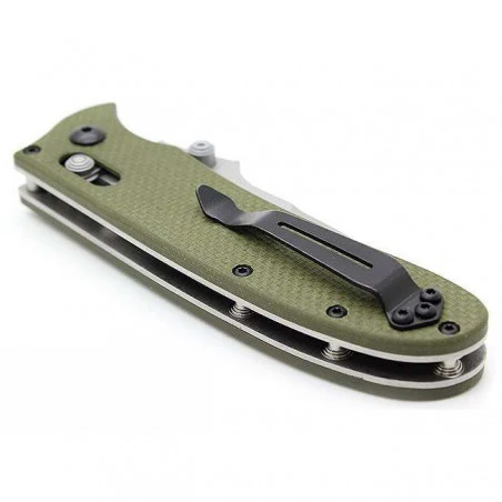 Navaja plegable de bolsillo Ganzo F704 KNIFE acero – verde camu