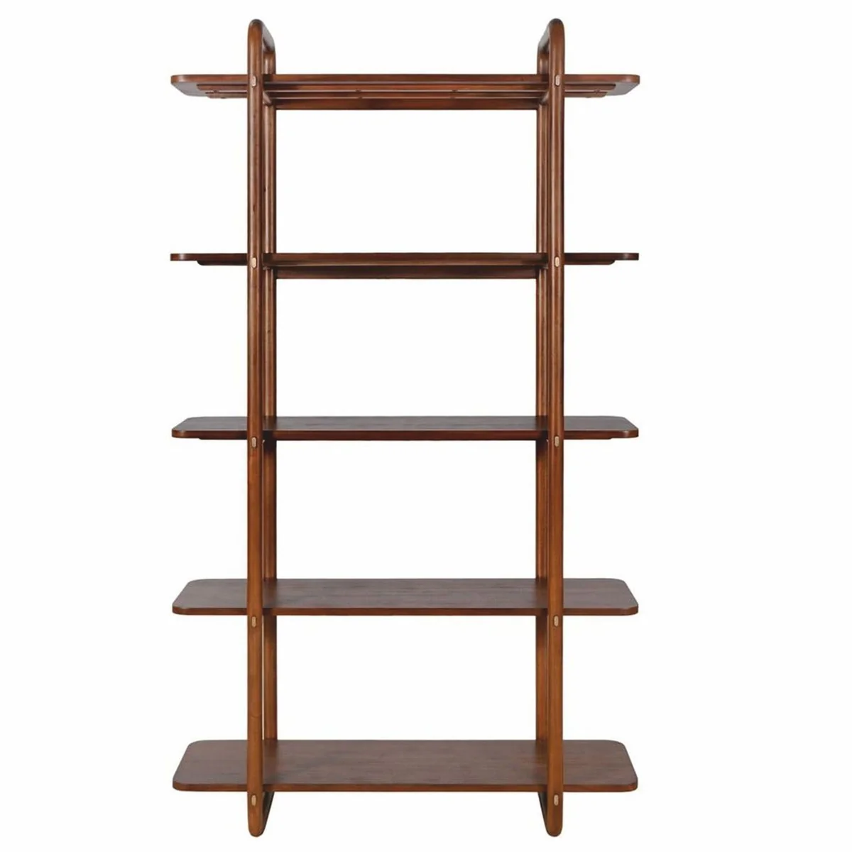 Casa Padrino armario de estanter¨ªa de lujo de caoba marr¨®n 120 x Al. 210 cm - Muebles de lujo