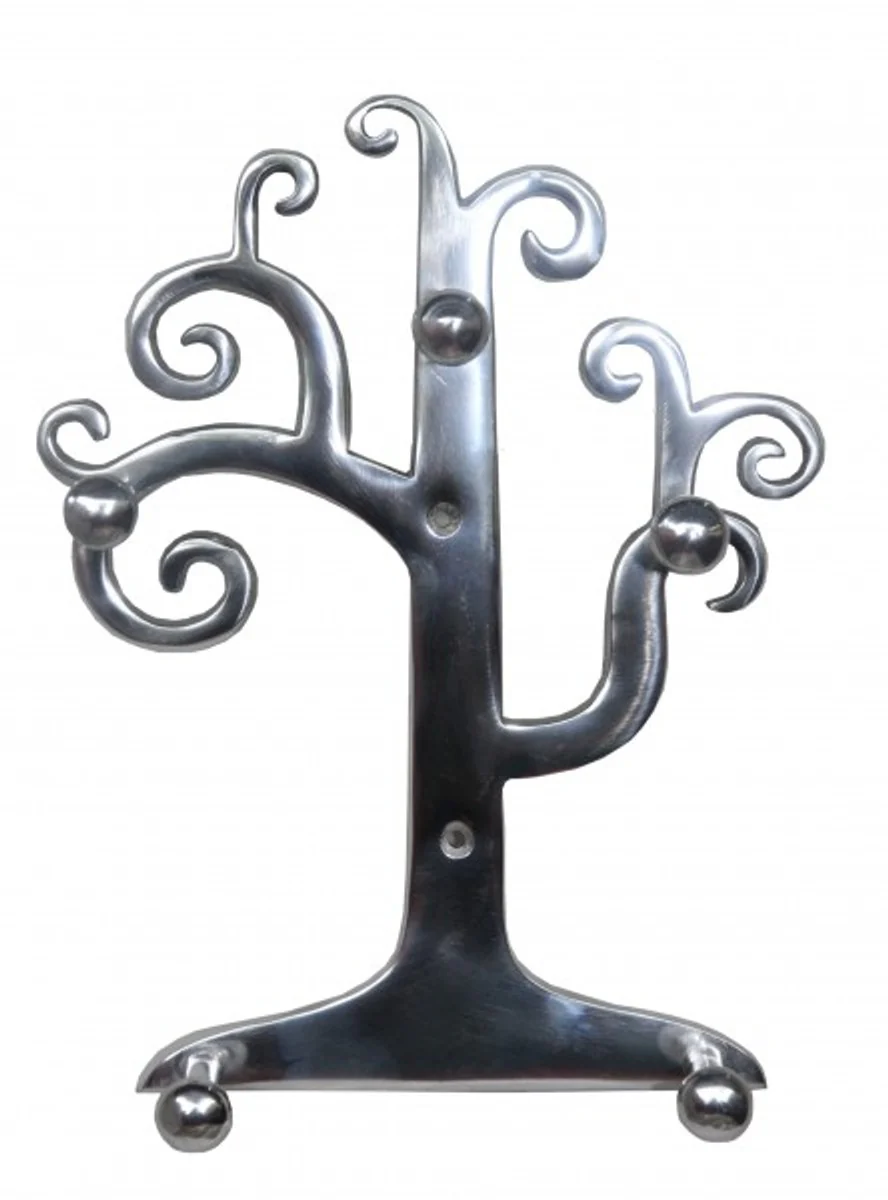 Casa Padrino Designer Wall Key and necklace holder made of aluminum, height 29 cm, width 24 cm - Wall Key Chain, Jewelry Tree - wall decoration