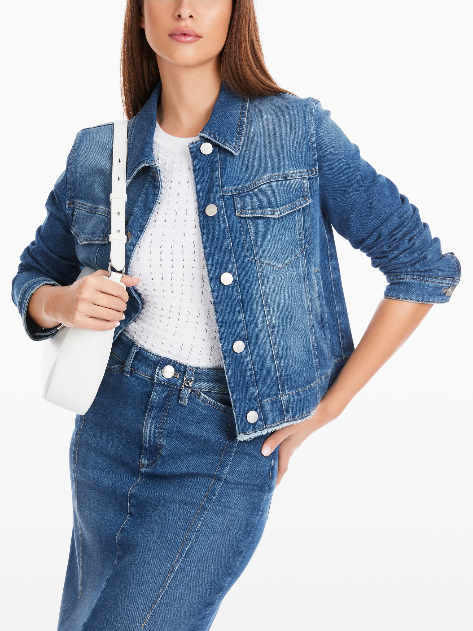 Marc-Cain Rethink together jeans jacket in denim