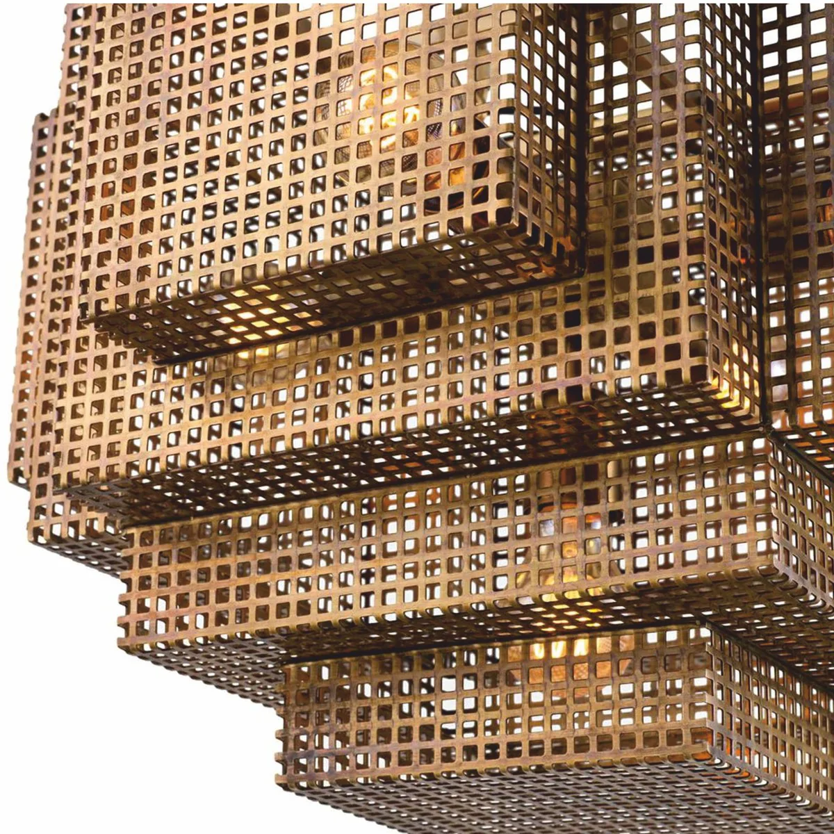 Casa Padrino l¨¢mpara colgante de lujo de estilo industrial lat¨®n antiguo - Luces de lujo