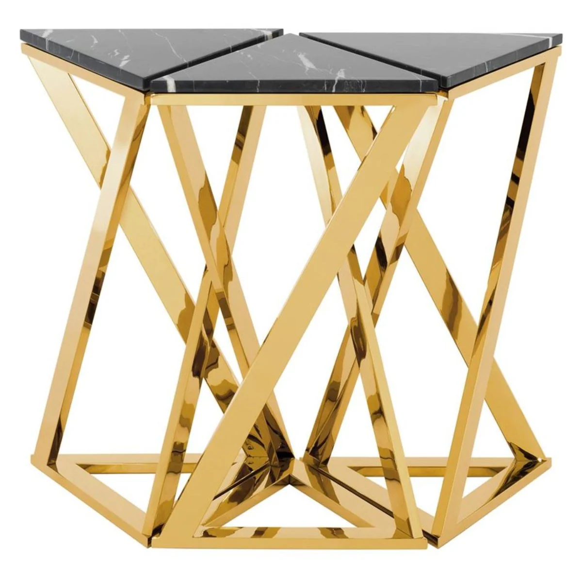 Casa Padrino consola diseñador de 3 set de oro 95 x 41 x 80,5 cm H. - colección de lujo