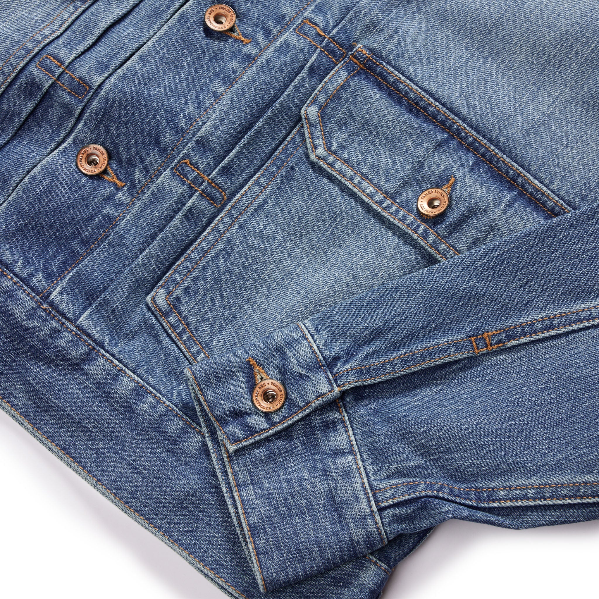 The Ryder Jacket in Sun Bleached Denim
