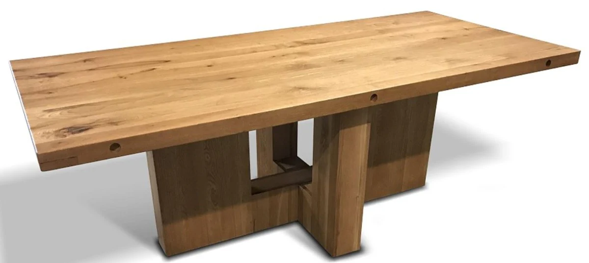 Casa Padrino Mesa de Comedor de Lujo de Madera Maciza - Diferentes Tama?os y Colores - Muebles de Comedor R¨²sticos