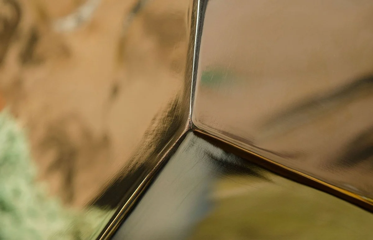 Casa Padrino consola de diseño dorado 125 x 54 x H. 100 cm - colección de diseño