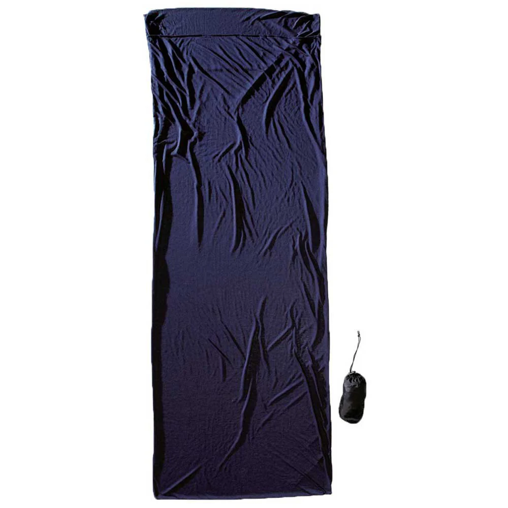 Sábana para saco de dormir Cocoon Coolmax 220 x 85 azul
