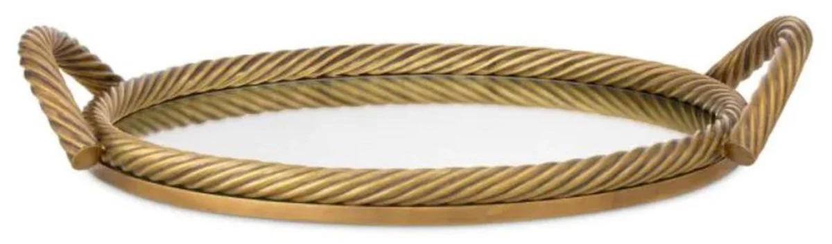 Casa Padrino bandeja de servir de lujo lat¨®n vintage ? 45 cm