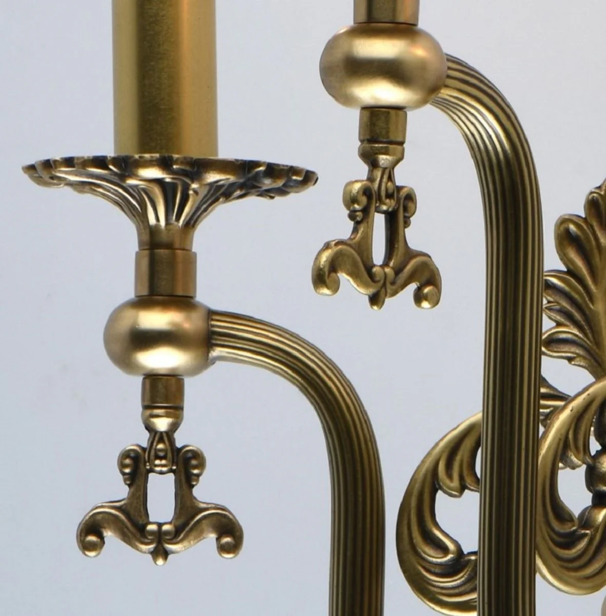 Casa Padrino lámpara de pared barroco de lujo bronce antiguo 39 x 39 x A. 24 cm - Lámpara de pared de salón elegante en estilo barroco - Luces Barrocos