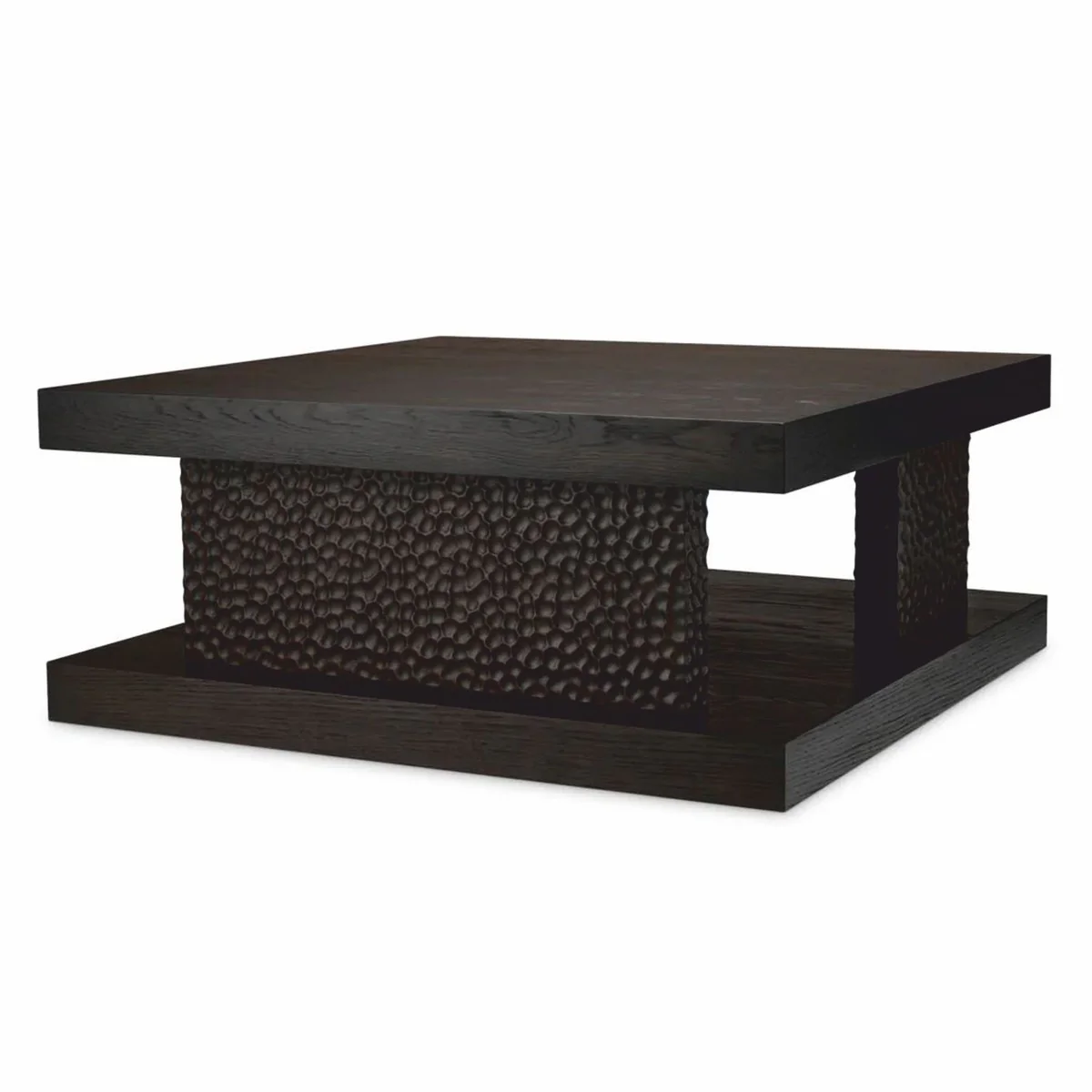 Casa Padrino mesa de centro de lujo negro 100 cm - Muebles para hoteles y salones