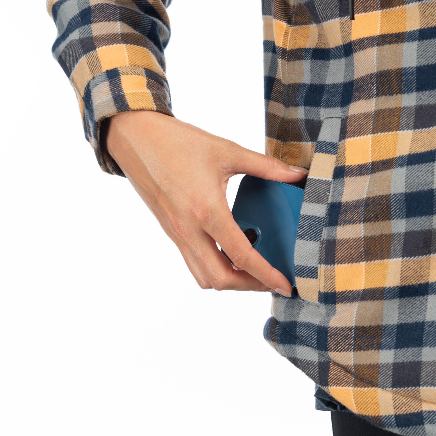 Big Sky Fleece Lined Flannel Hoodie