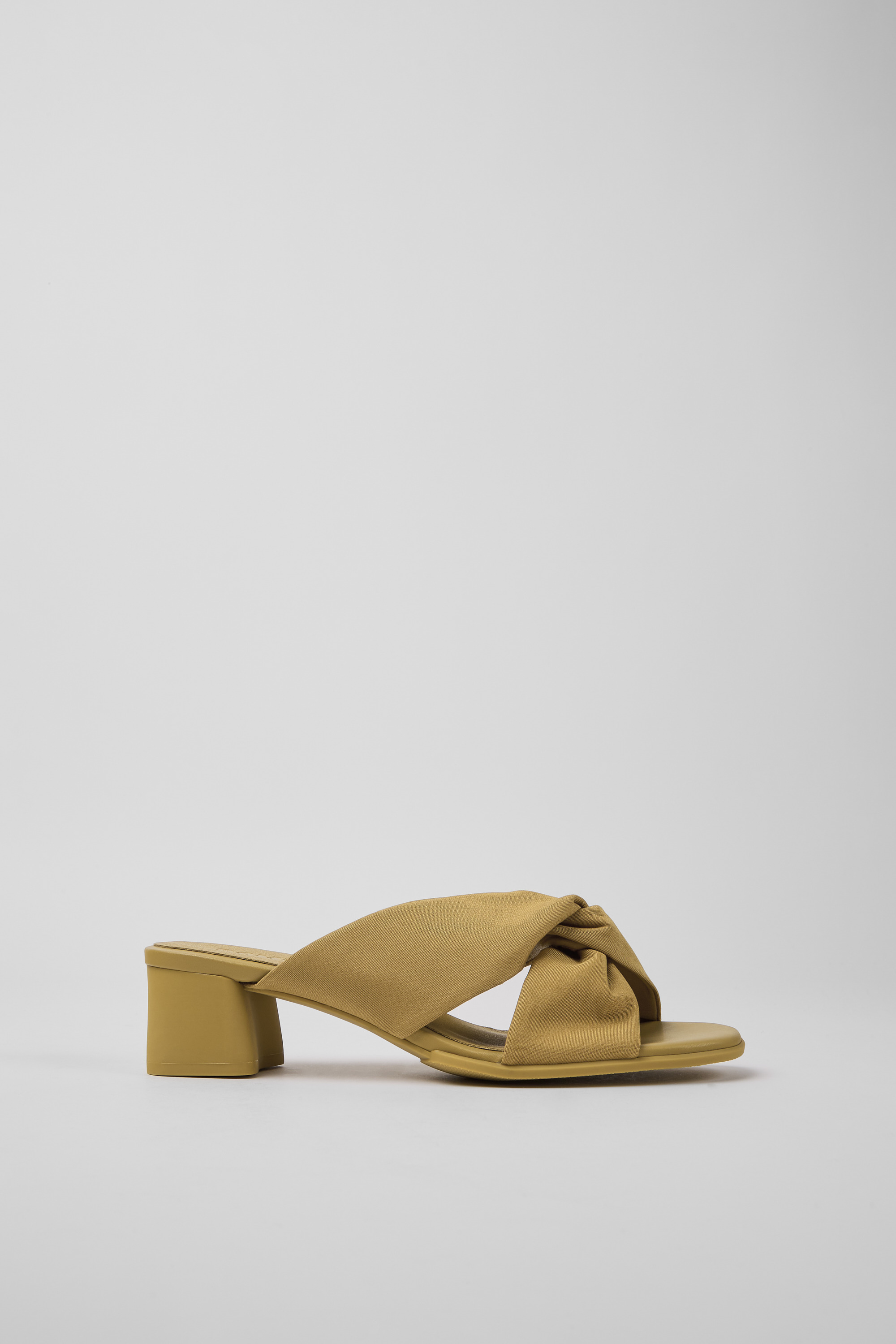 Katie - Brown recycled PET sandals for women