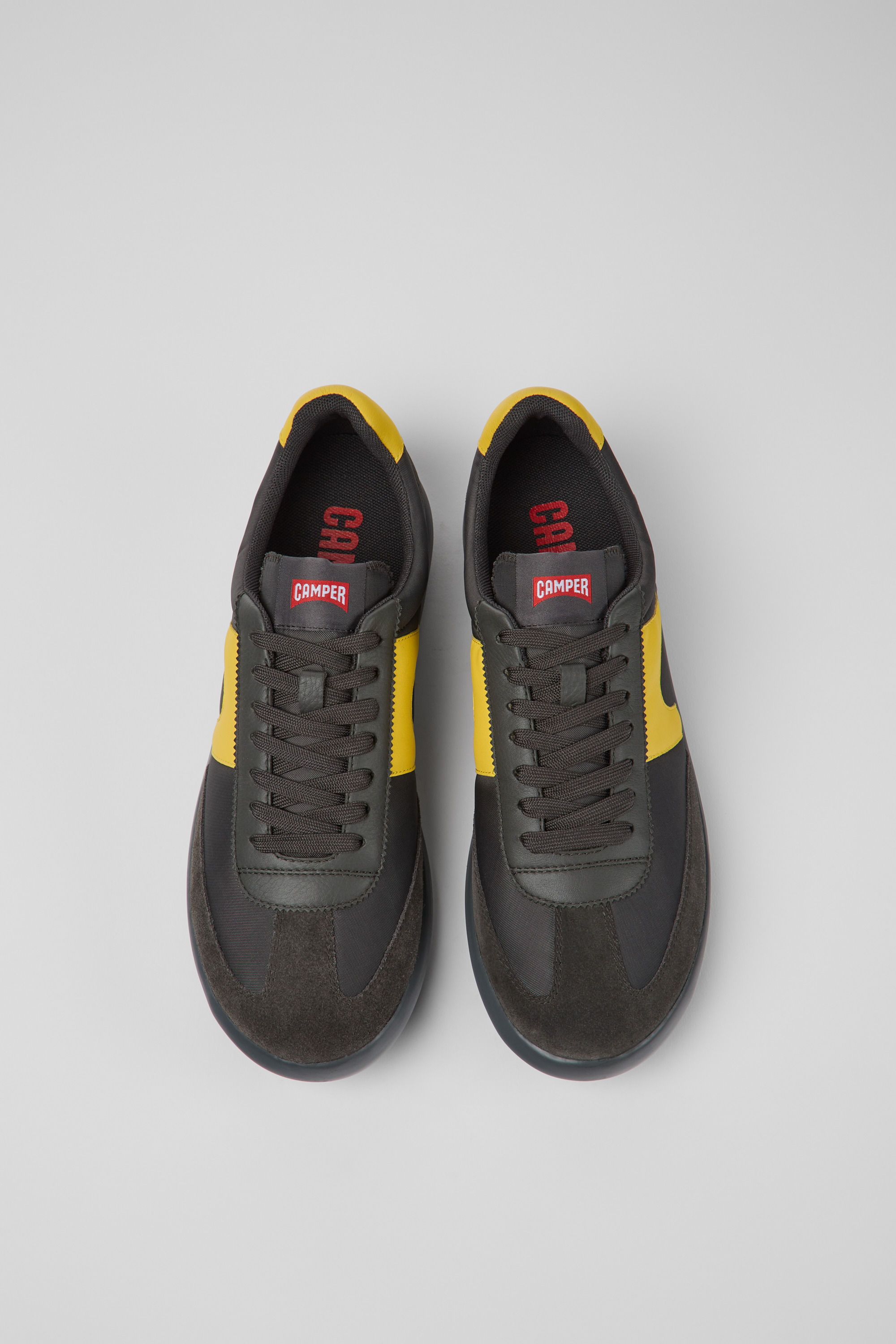 Pelotas XLite - Gray textile and leather sneakers for men