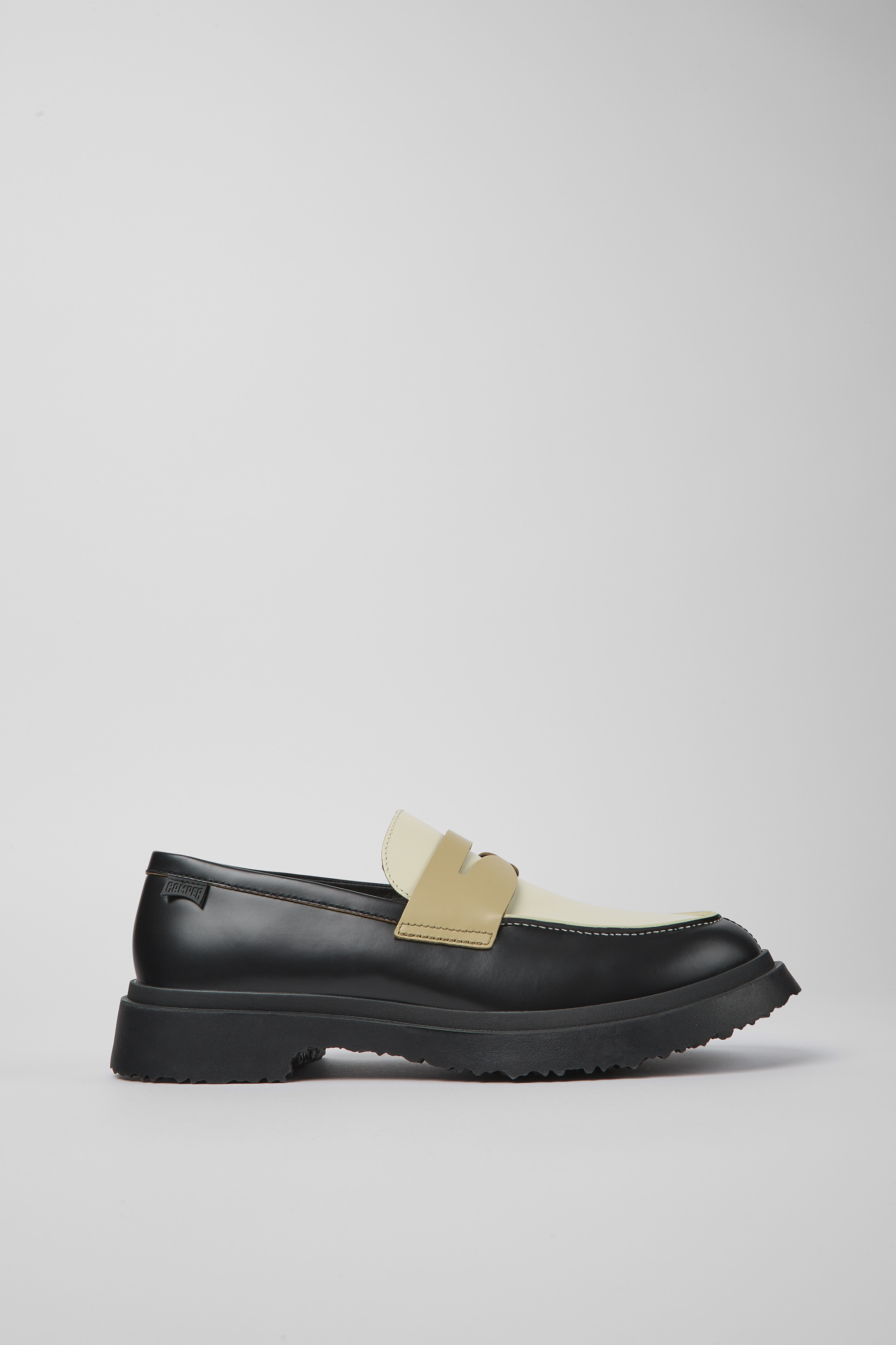 Twins - Multicolored leather loafers for men