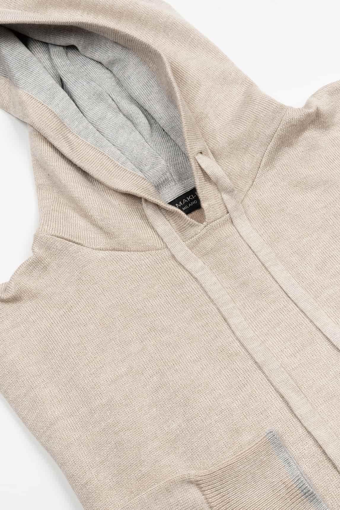 Rivera-spain Jersey Hamaki-Ho capucha beige