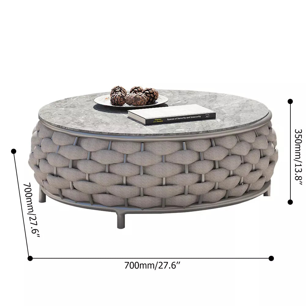 Outdoor Sectional Sofa Set with Removable Cushion Pillow