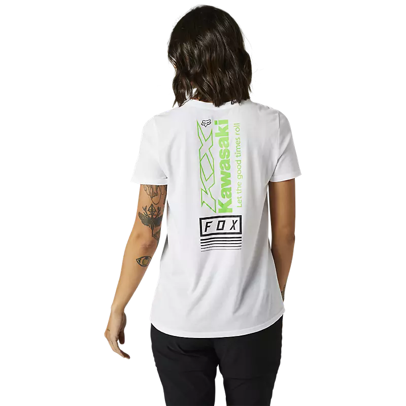 Womens Kawasaki White Tee