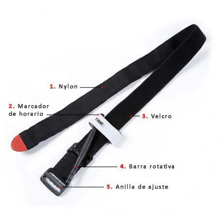 North Star Pro Emergency Tourniquet - Torniquete + funda + tijeras médicas