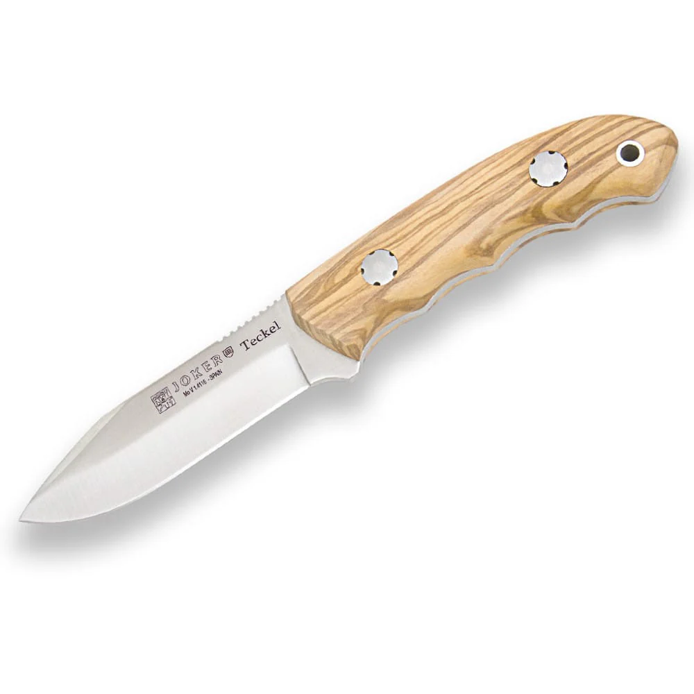 Joker Teckel Olivo - Cuchillo de supervivencia y bushcraft
