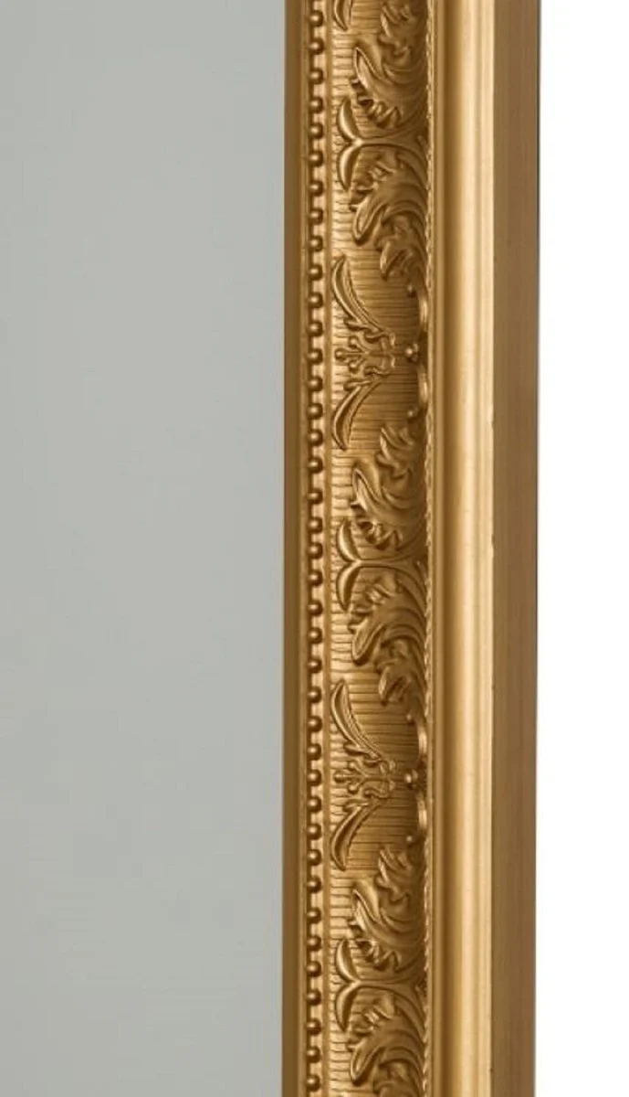 Casa Padrino Espejo Barroco Oro 72 x H. 132 cm - Espejo de Pared Barroco Hecho a Mano