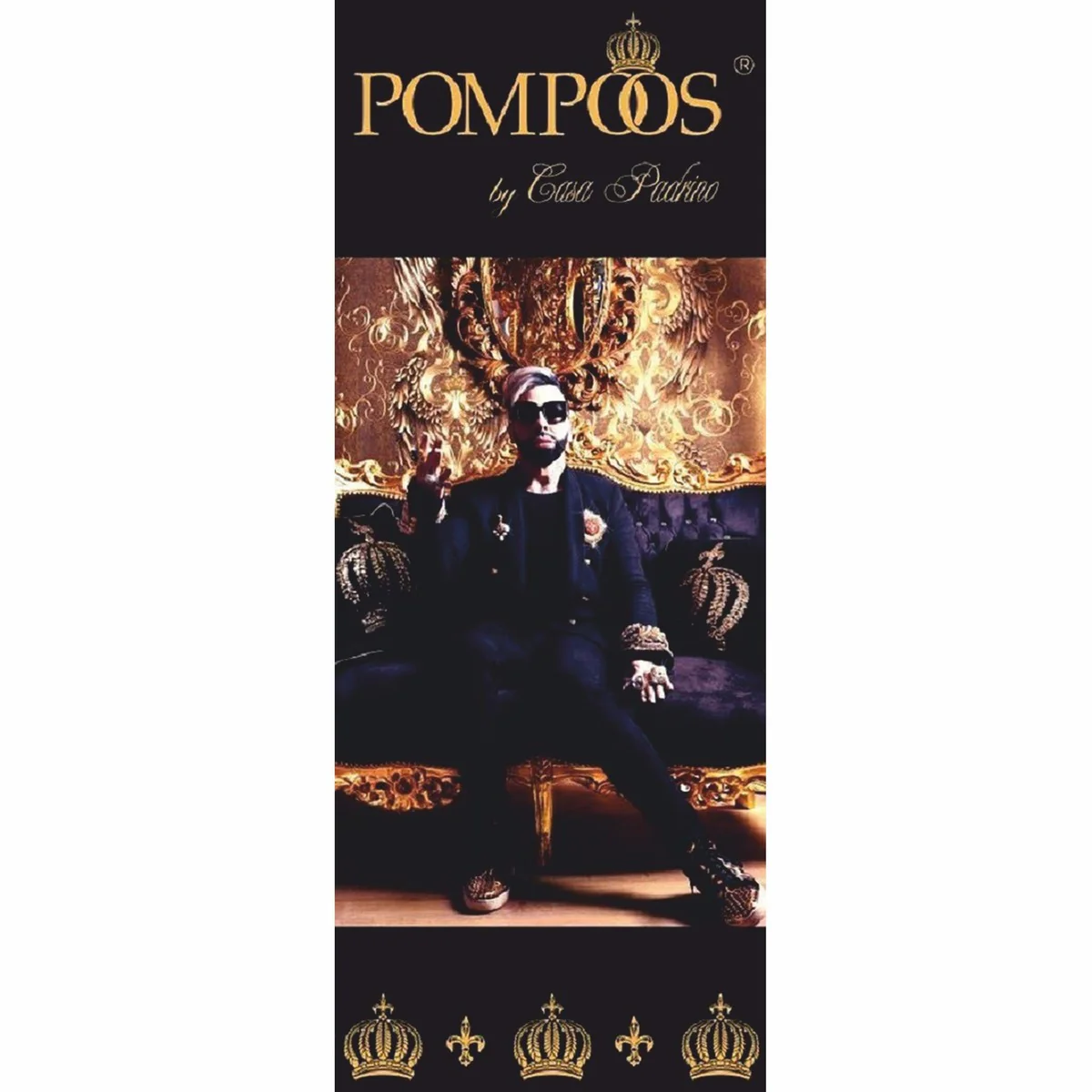 Pomp??s de Casa Padrino casa para gatos barroco verde / blanco / oro - dise?ada por Harald Gl??ckler