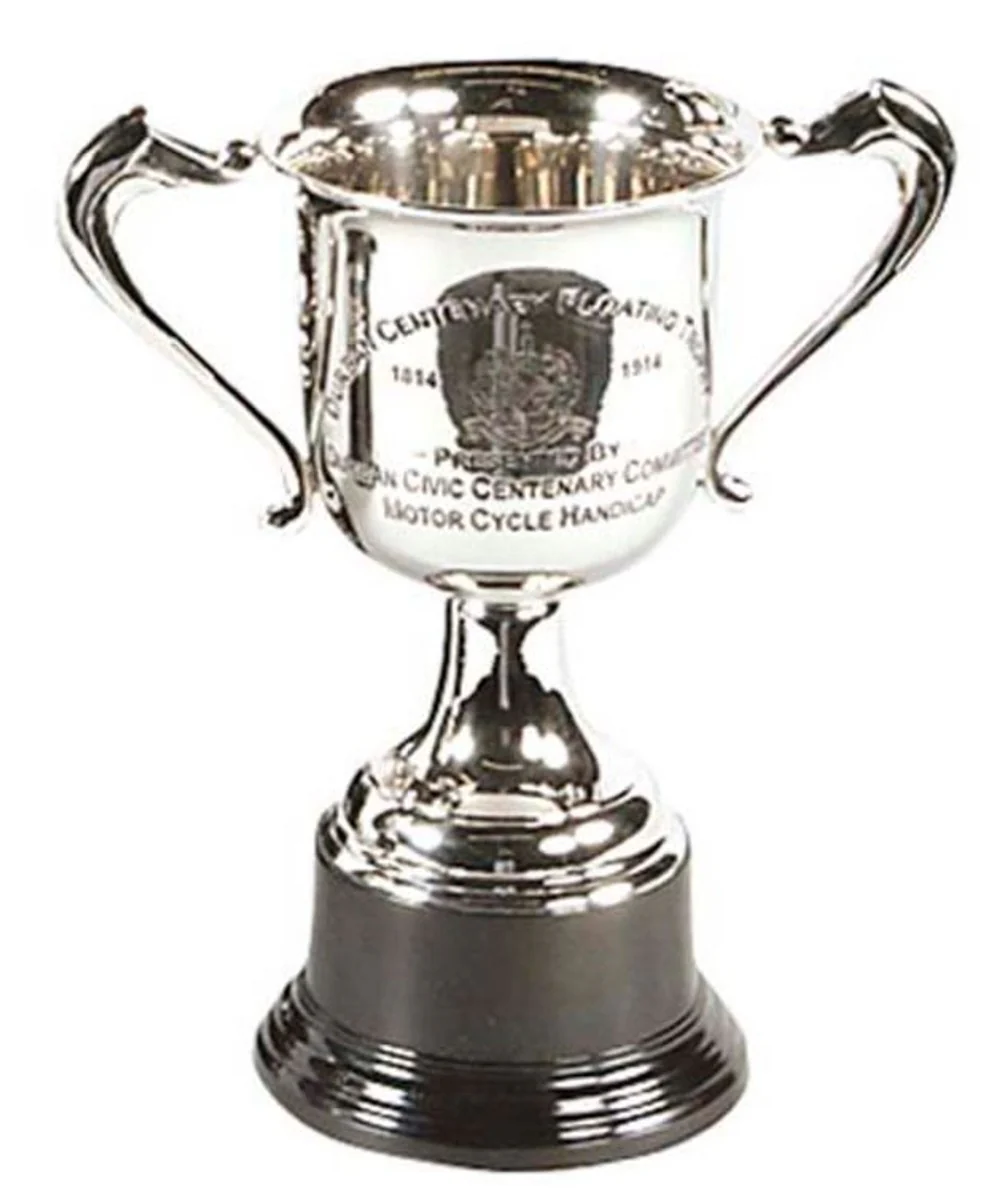 Casa Padrino trofeo de plata 33 x 20 x H. 25 cm - decoración de lujo