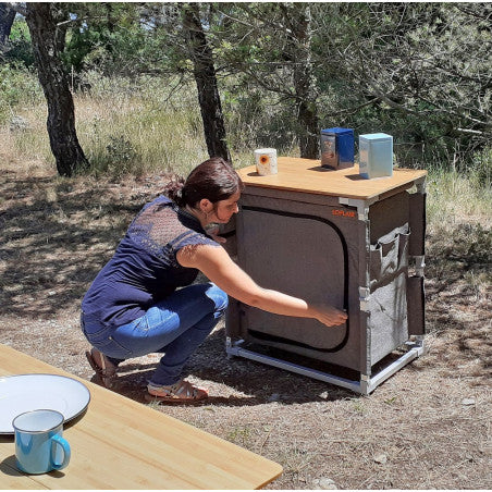 Soplair EASYQUICK JAIPUR 2 estantes - Mueble cocina / armario plegable