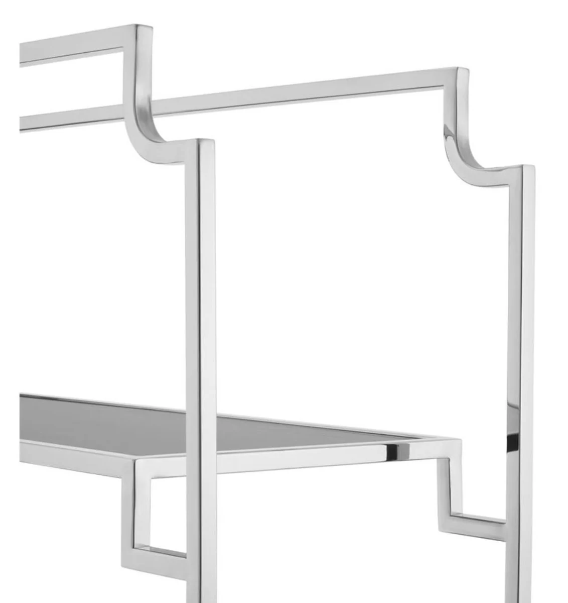 Casa Padrino estanter¨ªa de la sala de estar plata 90 x 32 x H. 230 cm - Muebles de Lujo