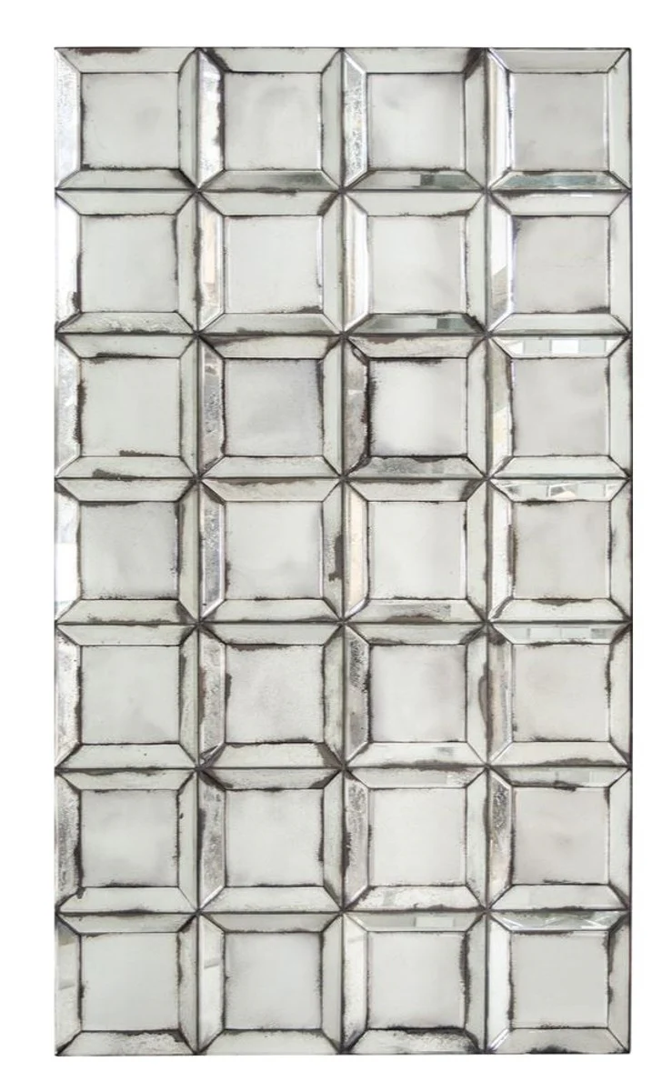 Casa Padrino espejo de pared de dise?o con espejo antiguo de vidrio 80 x H. 140 cm - espejo de sala de estar