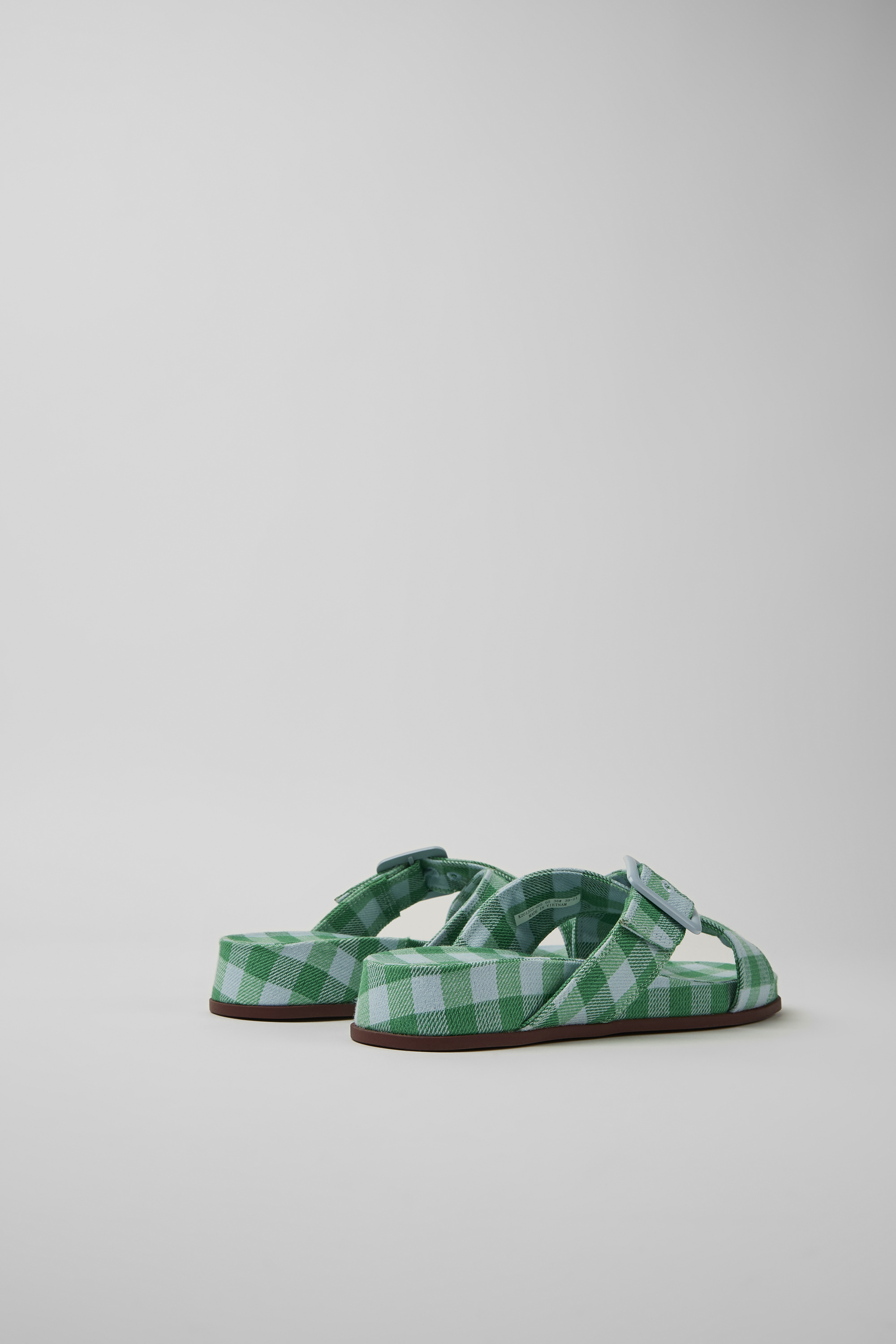 Atonik - Blue and green sandals for women