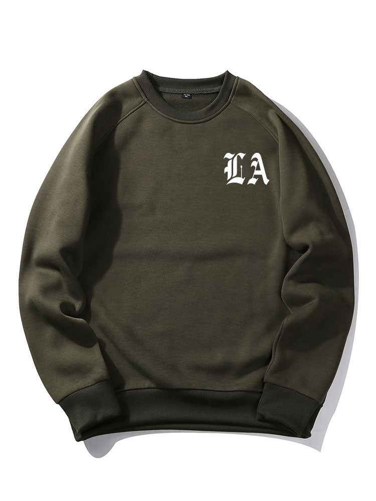 Los Angeles Letter Back Print Sweatshirt
