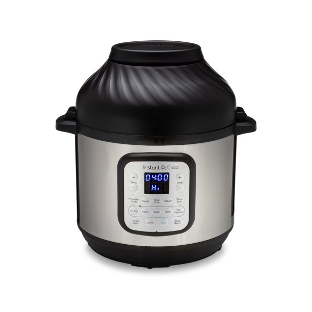 Instant Pot 8-Quart, Duo Crisp Air Fryer + Multi-Use Small Pressure Cooker to Roast Bake, Dehydrate & More