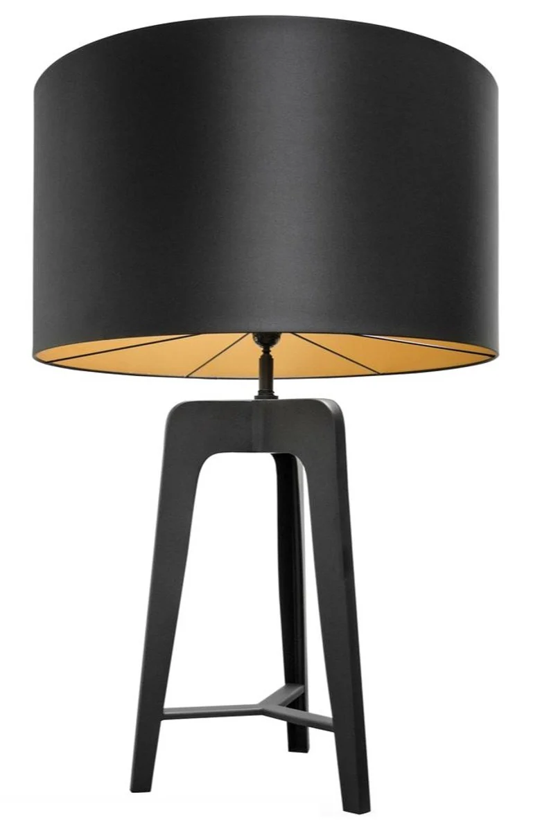 Casa Padrino l¨¢mpara de mesa de dise?o mate negro 60,5 x H. 91 cm - muebles del restaurante del hotel