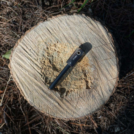 Royal Cuchillo Firesteel Horn Handle RC400 - Ferrocerio mango cuerno