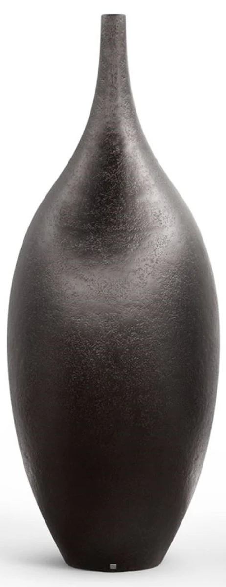 Casa Padrino maceta decorativa de lujo negro mate ? 78 x A. 200 cm - Decoraci¨®n de jard¨ªn