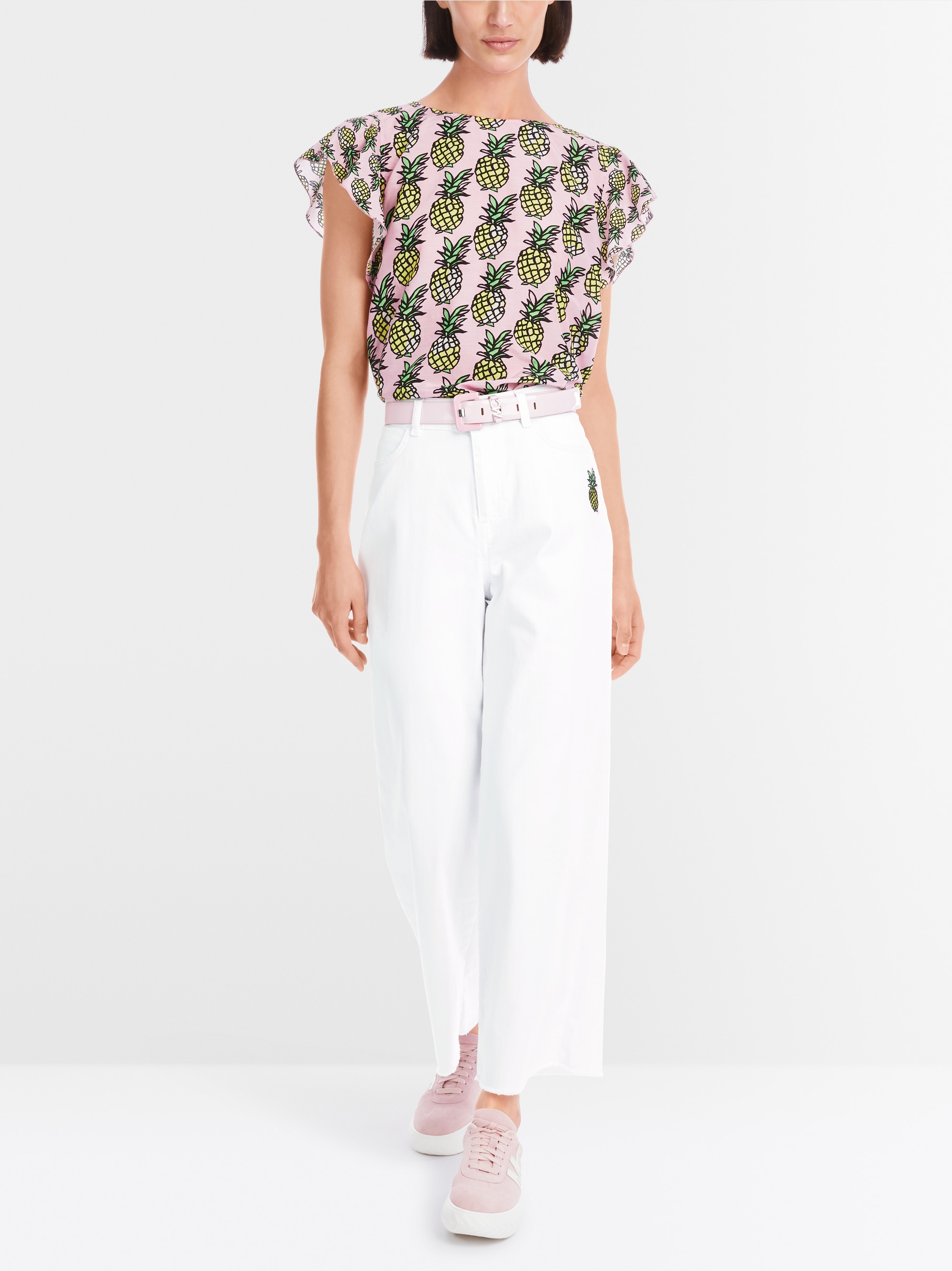 Marc-Cain WIGAN trousers with pineapple patch