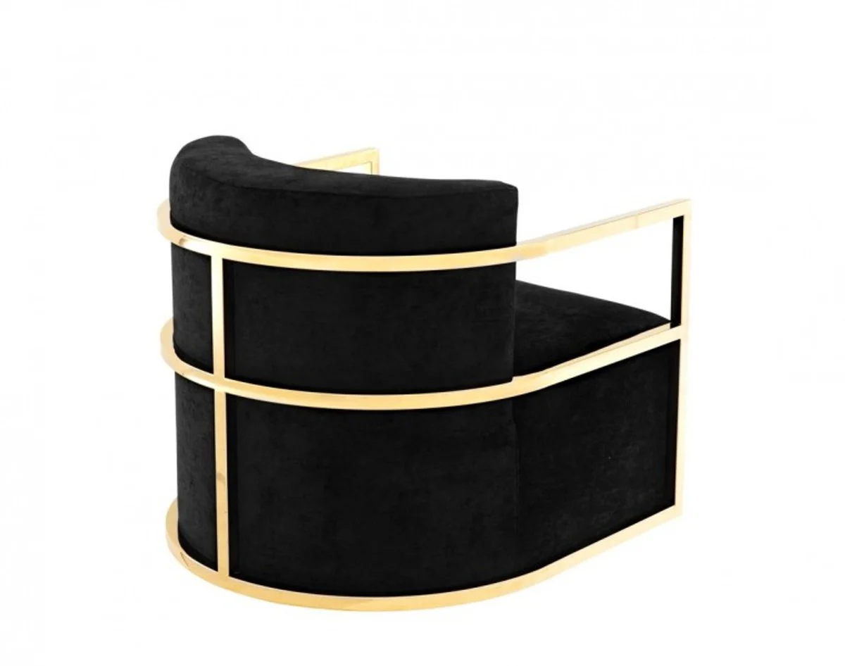 Casa Padrino luxury art deco designer hotel lounge armchair gold - Luxury Quality