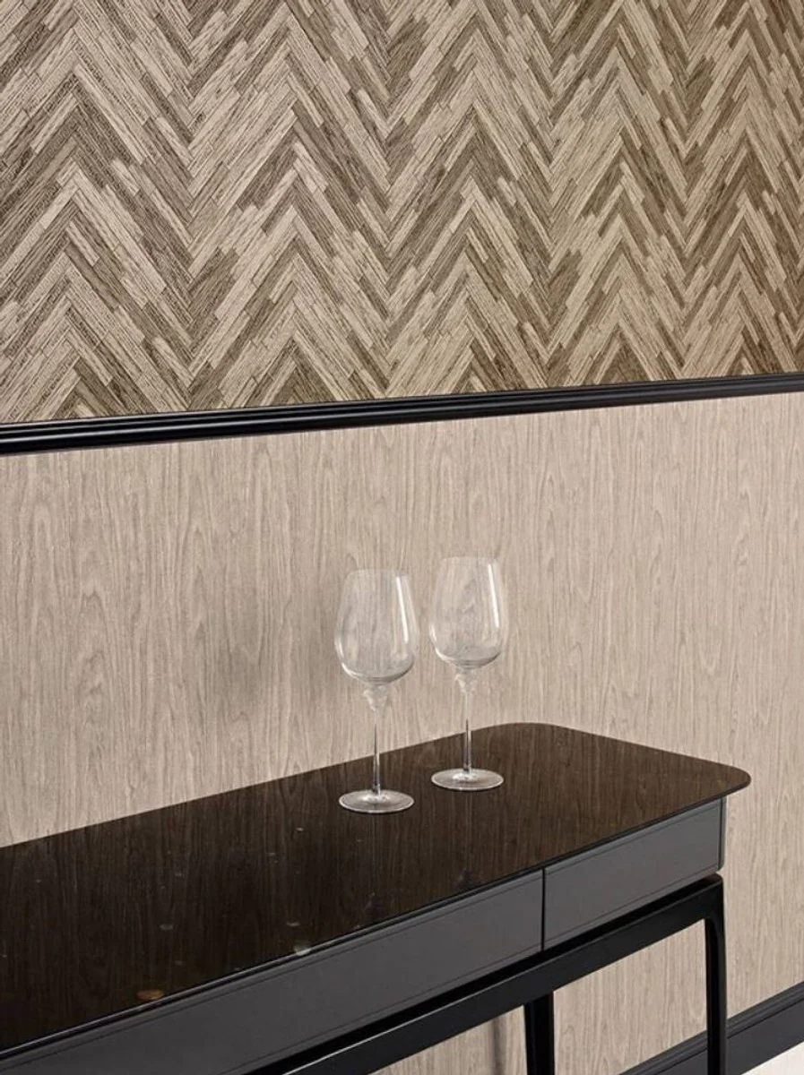 Papel Pintado no Tejido Barroco de Diseño Versace IV 37052-2 Beige / Marrón - Papel Pintado de Lujo - Alta Calidad