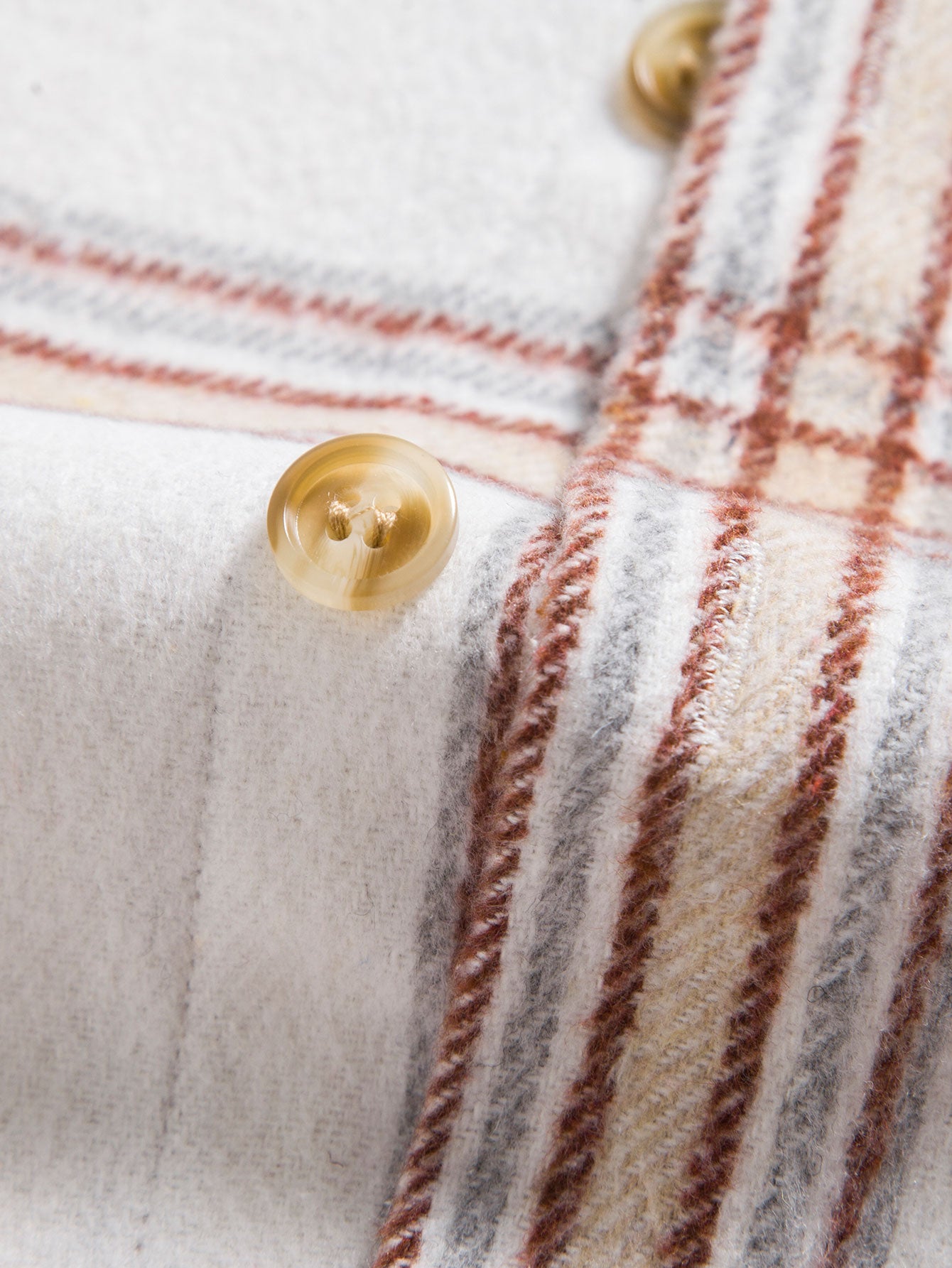 Flannel Plaid Overshirt With Pocket