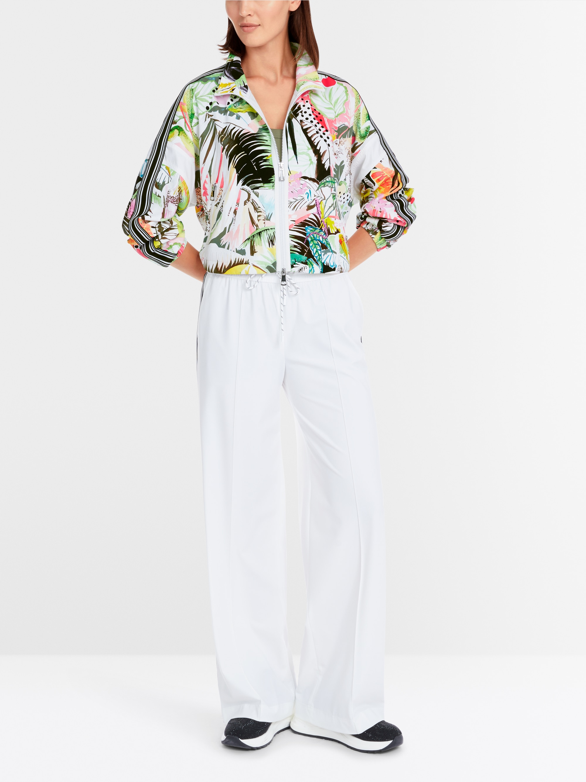 Marc-Cain Cropped jacket with zip