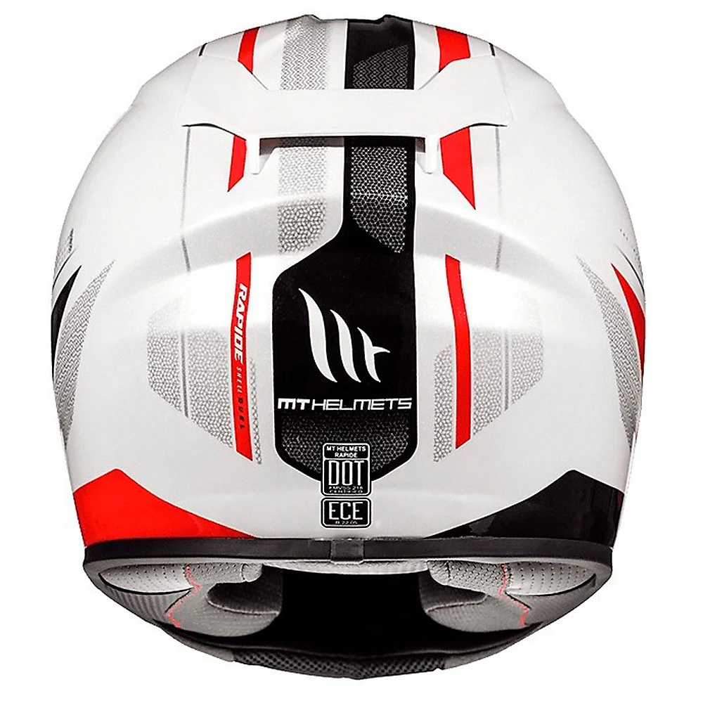 CASCO MT RAPIDE DUEL - NARANJA FLUOR