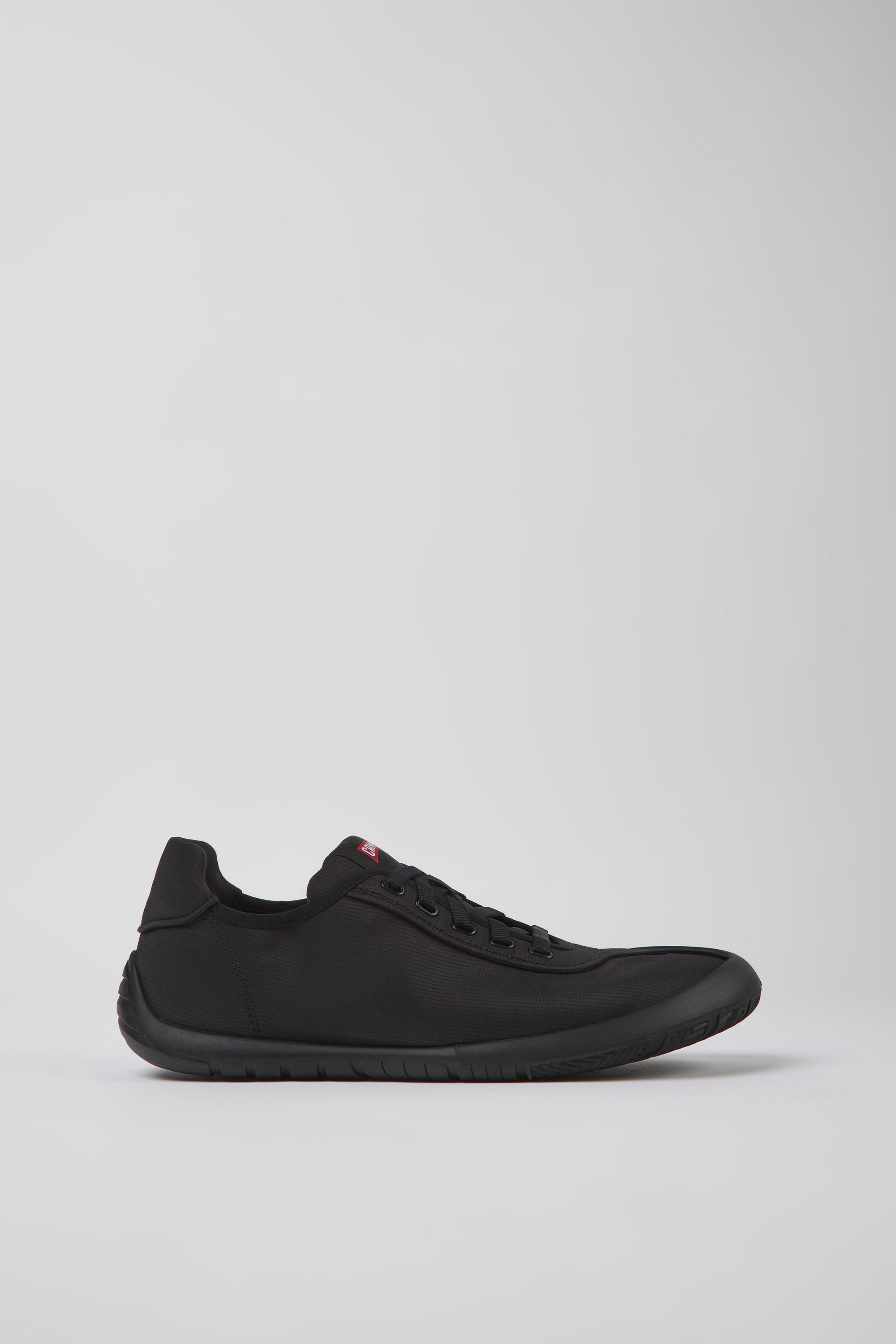 Path - Black textile sneakers for men