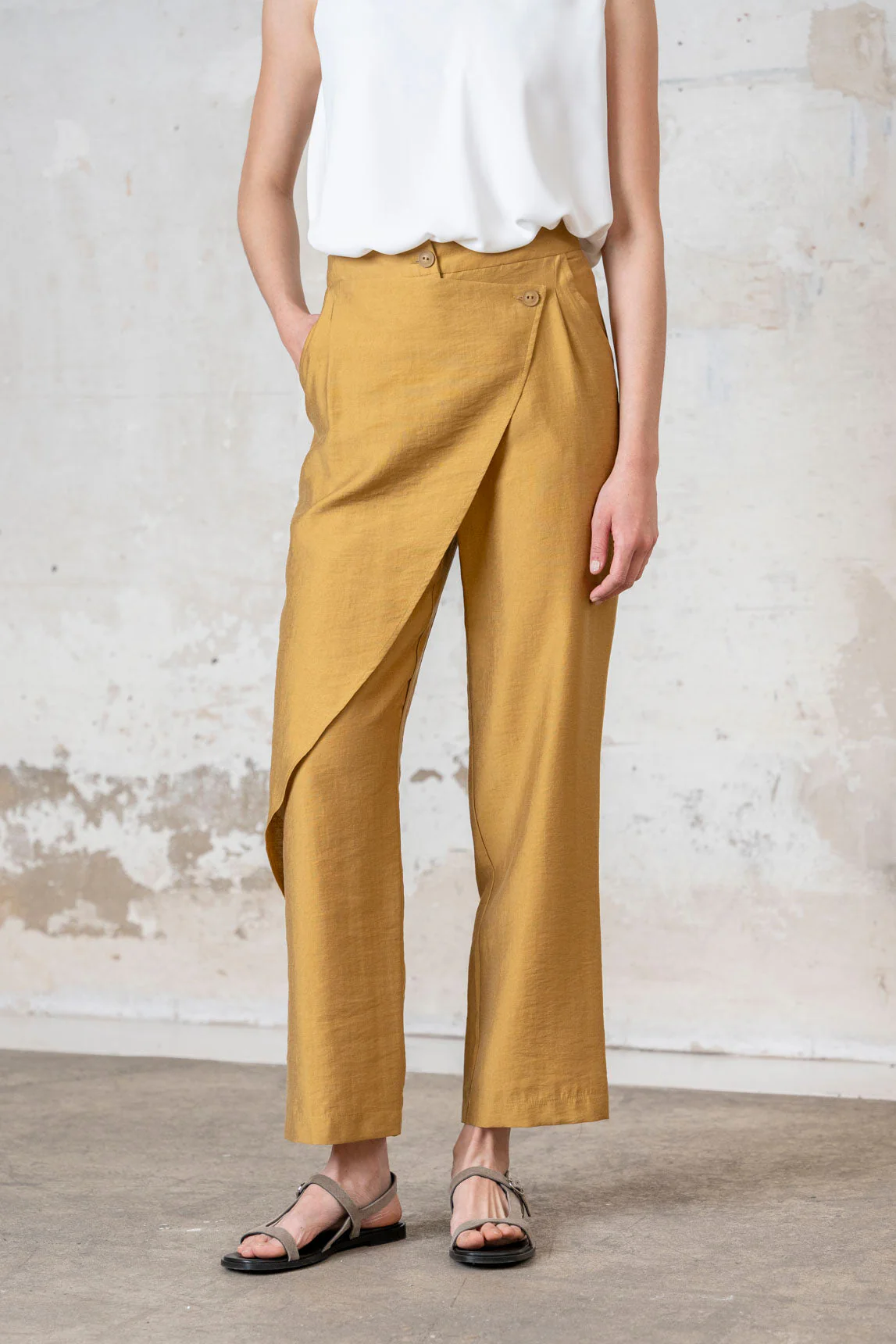 Rivera-spain Pantalón Caorle mostaza