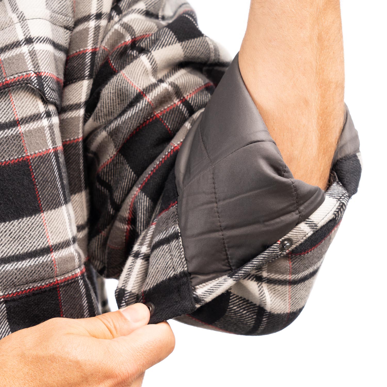 Targhee Fleece Lined Flannel Hoodie