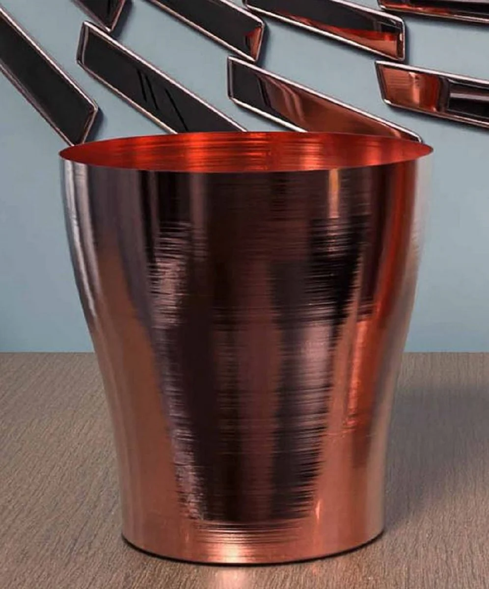 Casa Padrino enfriador de champ¨¢n de cobre de lujo ? 18 x A. 19 cm - Enfriador de vino redondo - Accesorios de gastronom¨ªa - Accesorios de restaurante - Accesorios de hotel - Colecci¨®n de lujo