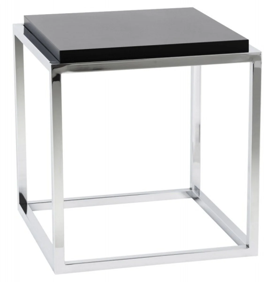 Casa Padrino Design side table Black / Chrome 42 x 42 x 44 cm - Table - Hotel Cafe Restaurant practice law firm establishment