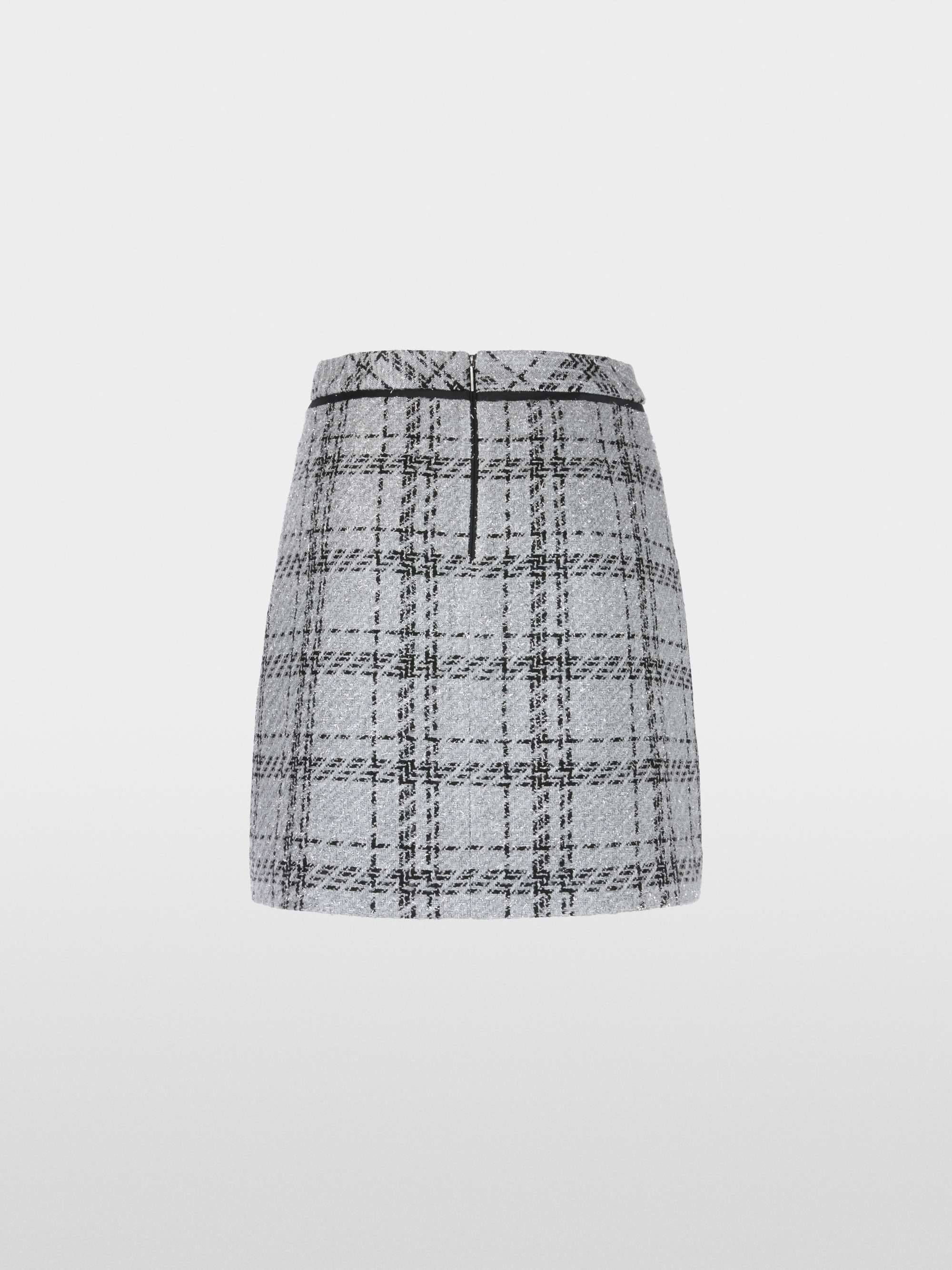 Marc-Cain Check skirt with lurex