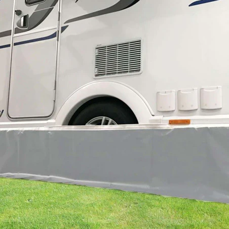 Faldón paso de rueda para caravana con bordón, altura 80 cm. - por metros