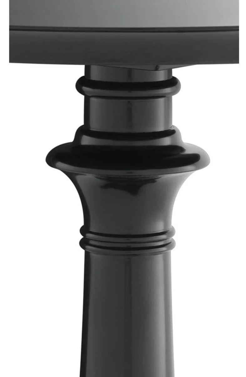 Casa Padrino Mesa de Lujo / Mesa de Acompa?amiento Negro 75 x H. 75 cm - Colecci¨®n Hotel