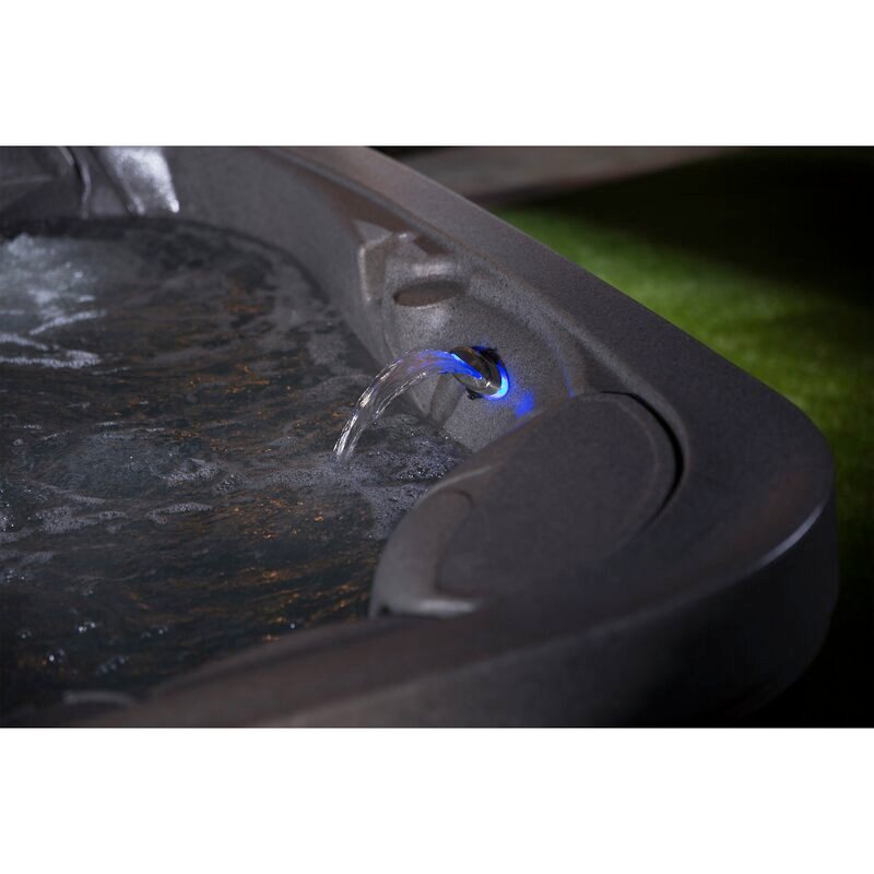 Aquarest Spas, Powered By Jacuzzi Pumps 6 - Person 45 - Jet Square Plug And Play Hot Tub with Ozonator