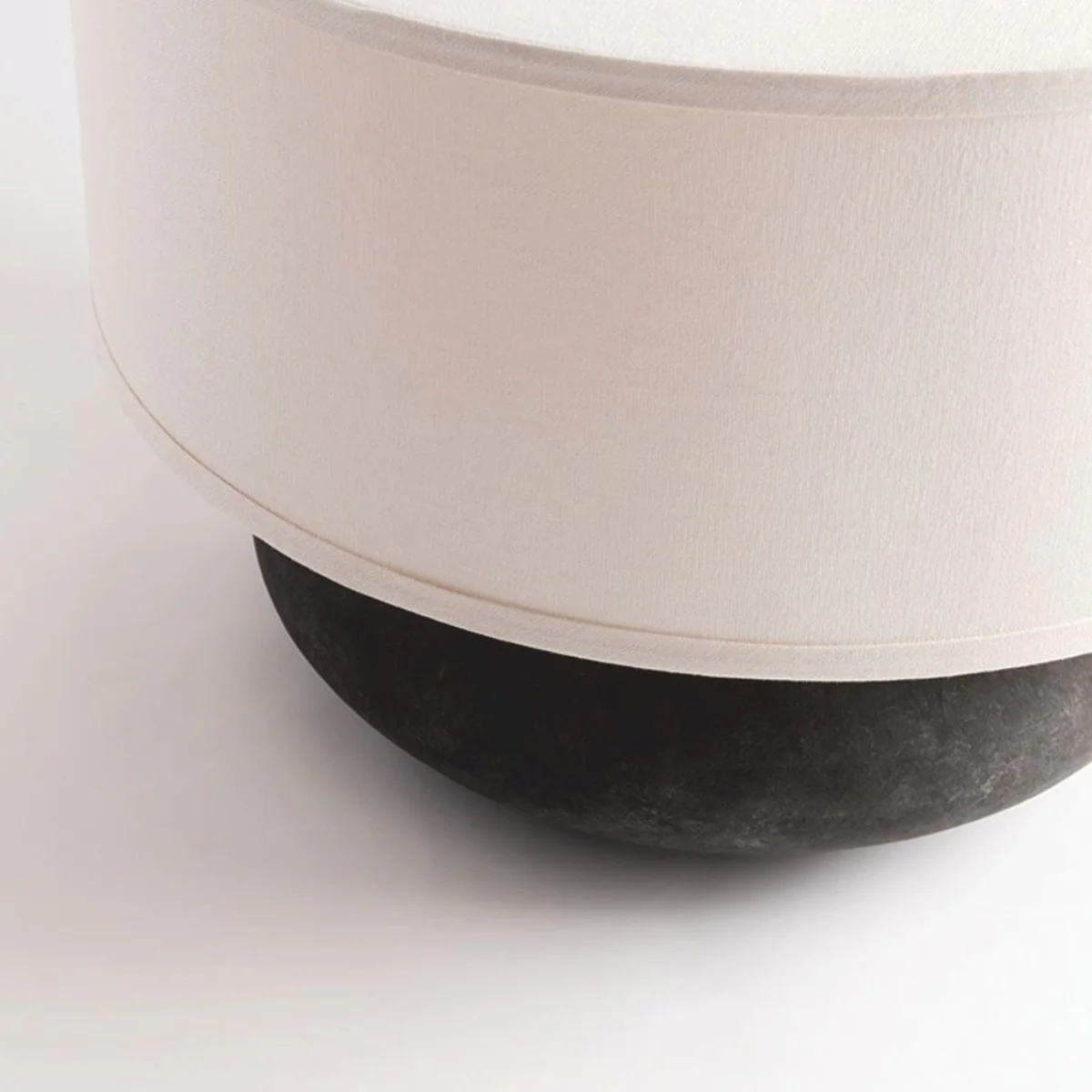 Casa Padrino l¨¢mpara de mesa de lujo gris / crema blanco A. 68,6 cm - Luces de lujo